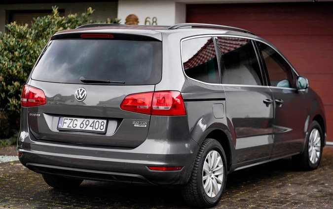 Volkswagen Sharan cena 55900 przebieg: 299300, rok produkcji 2014 z Żagań małe 211